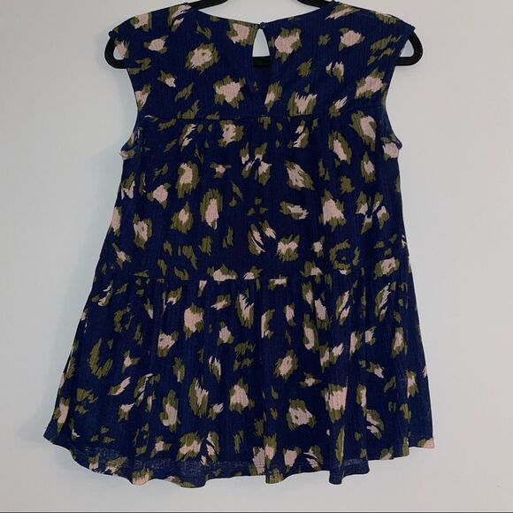 Juicy Couture Layered Babydoll Floral Top | Color Navy Blue | Size S | EUC - Picture 9 of 9
